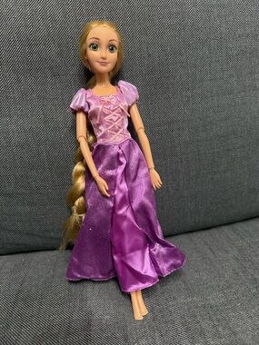 Disney Rapunzel Doll in Shimmering Purple Gown